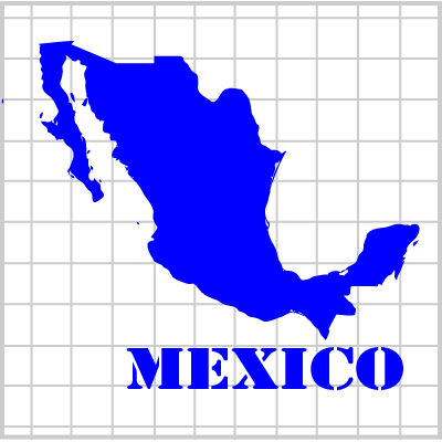 メキシコ合衆国 地図