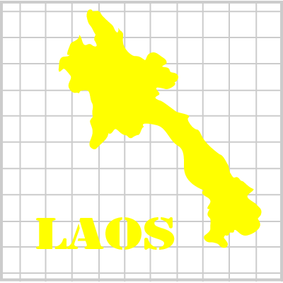 ラオス 地図